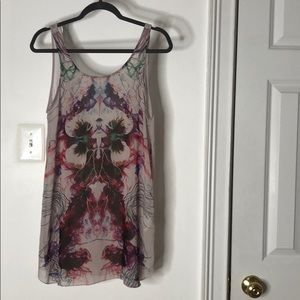 Sheer abstract art tank